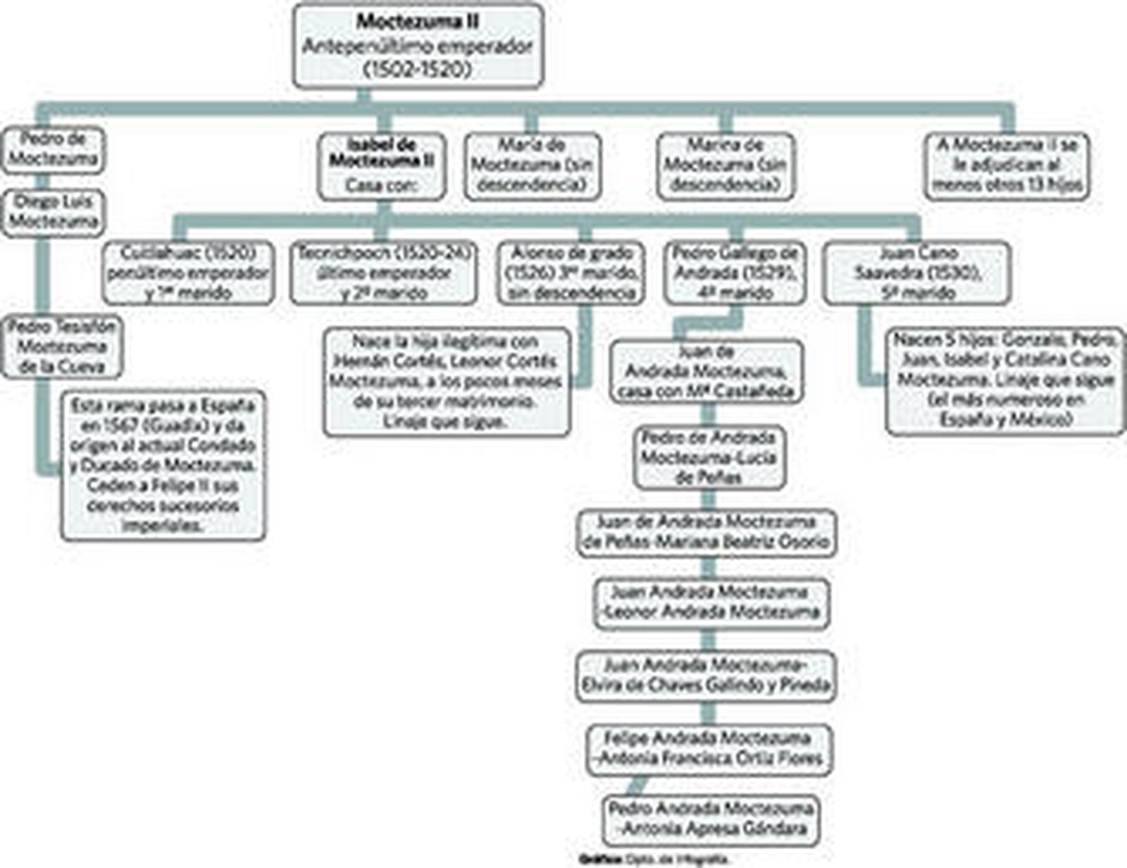 Más de 1.000 descendientes y algún pretendiente