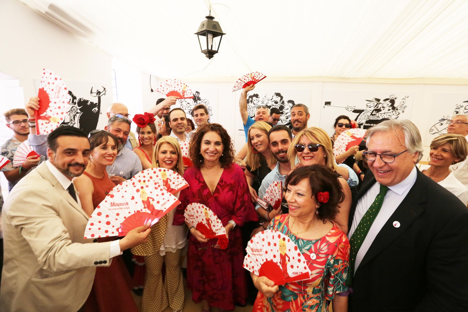 Visita de la Ministra María Jesús Montero y El Presidente de la Junta JuanMa Moreno Bonilla