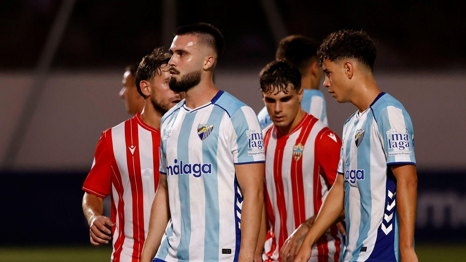 El filial del Málaga CF ante la UD Almería B.