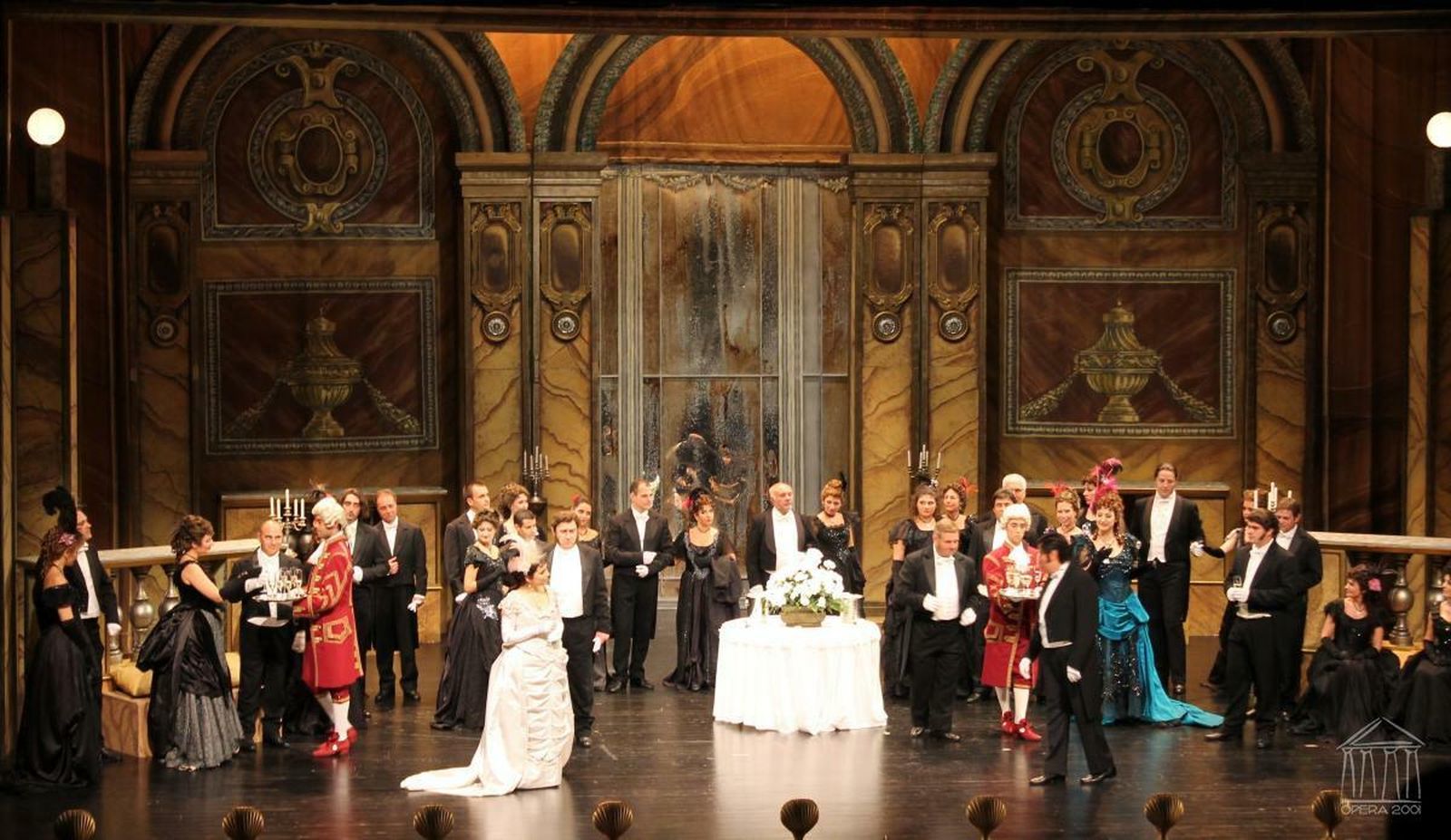 Escena de 'La Traviata'.
