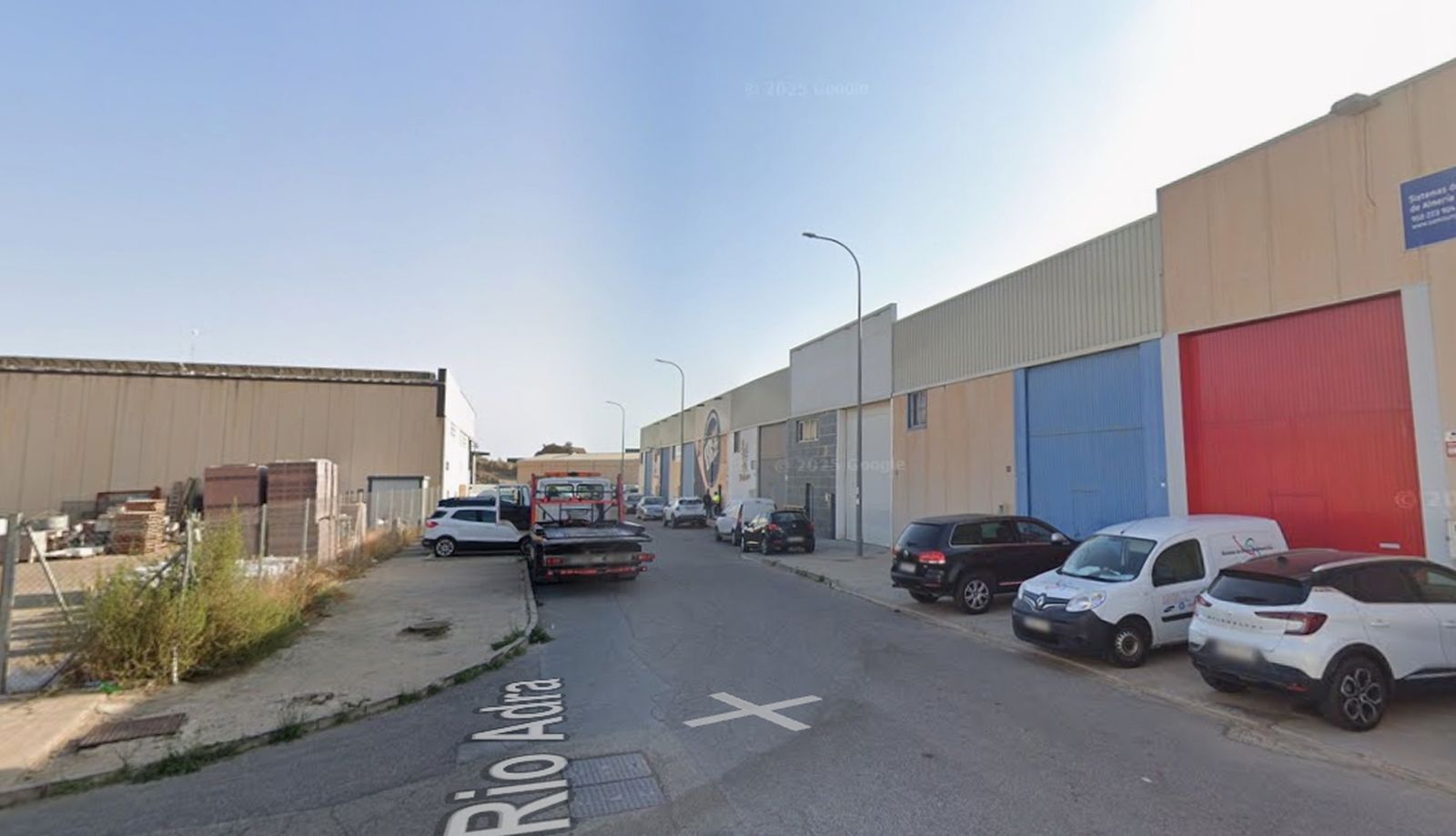 Calle en la que ha tenido lugar el accidente.