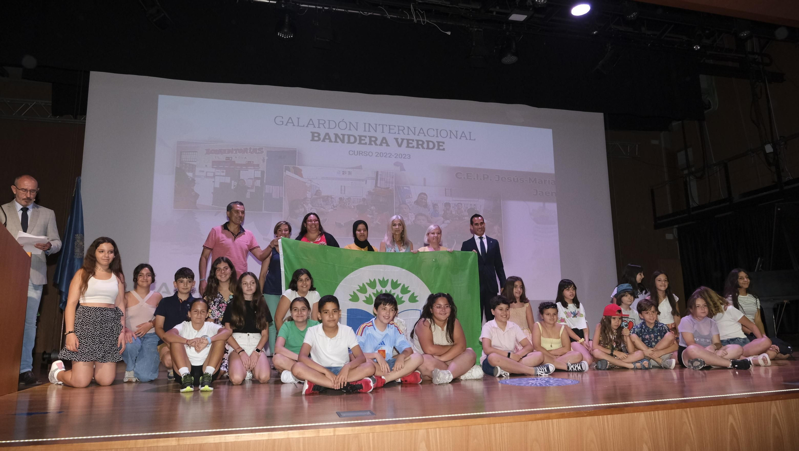 Entrega de banderas verdes a colegios de Andalucía, en Almería