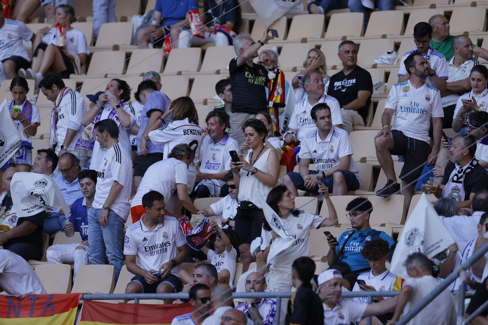 Búscate en las fotos de la final de la Copa del Rey entre el Madrid y el Osasuna