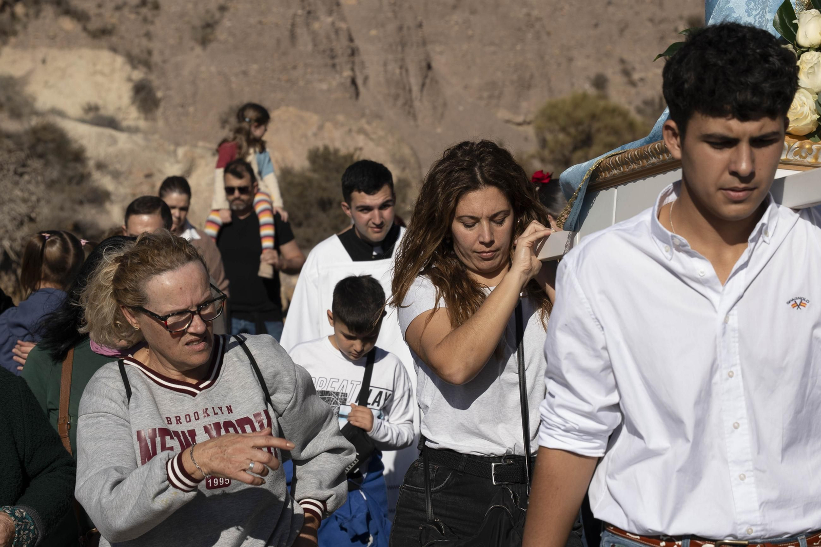 Las imágenes de la romería en Cuevas de Los Úbeda