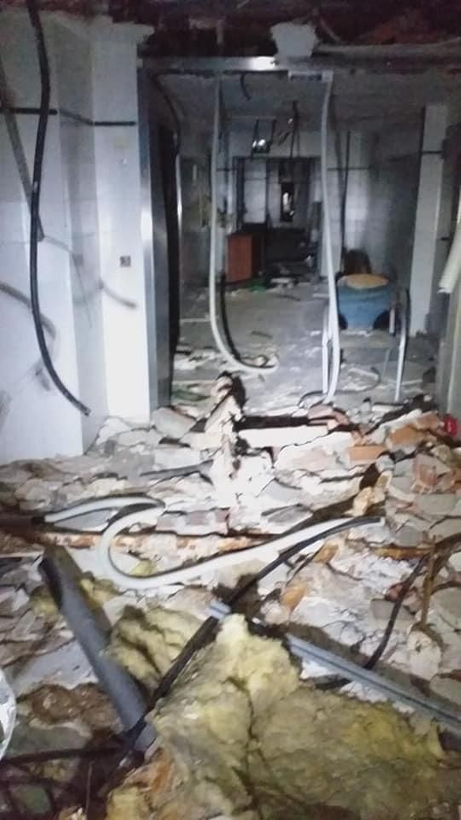 Saqueo del antiguo hospital de La Línea