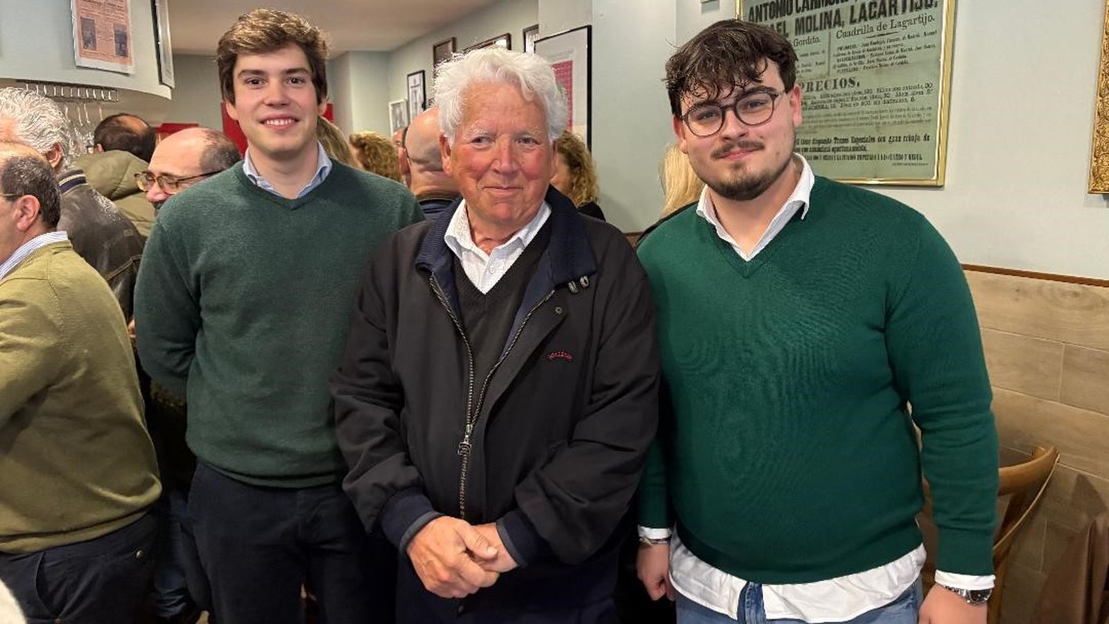 Miguel Ángel Sastre Uyá, Hans Josef Artz y Juan Carlos Carmona.
