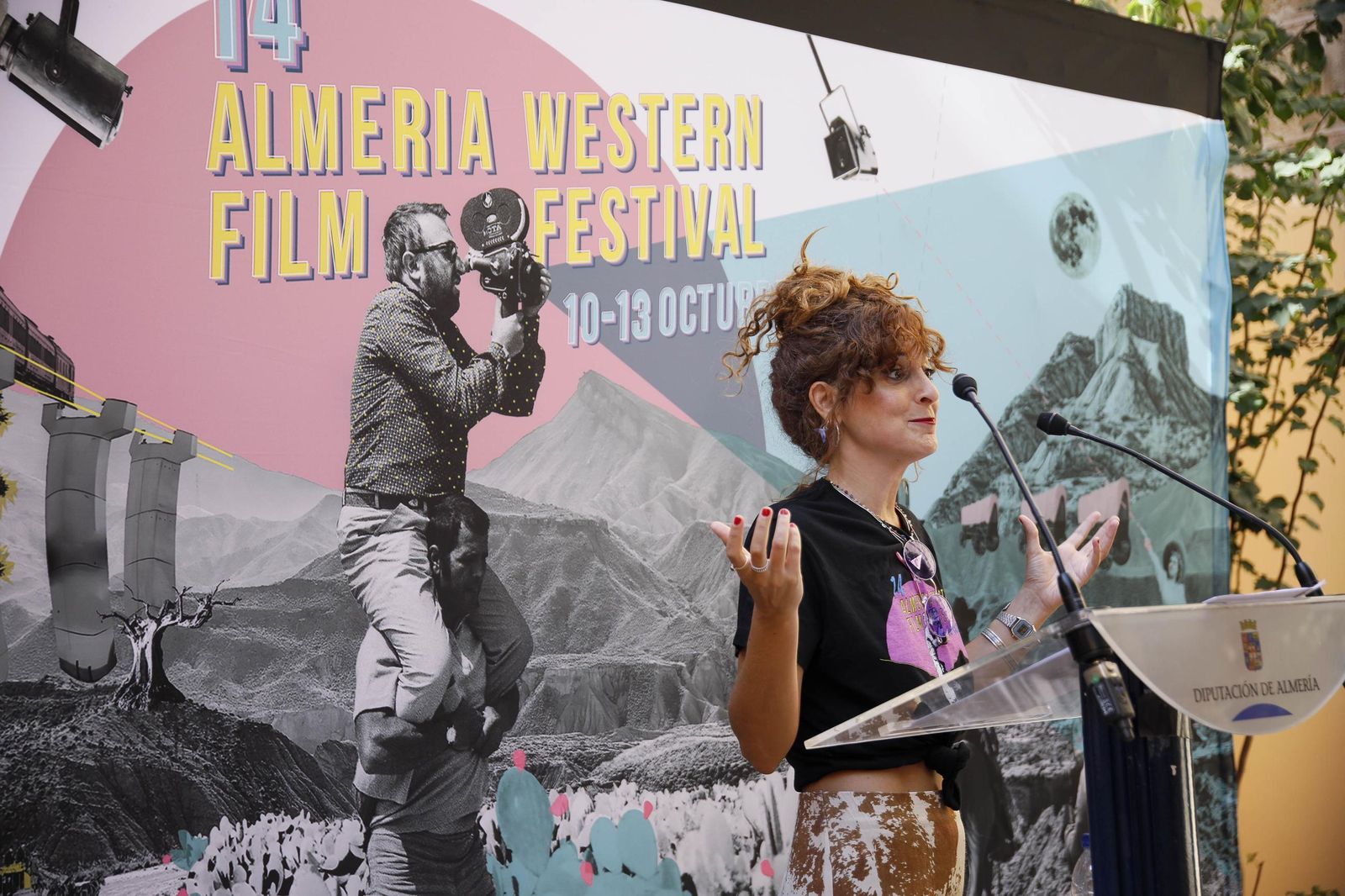 Las imágenes de la presentación de la XIV edición del Almería Western Film Festival