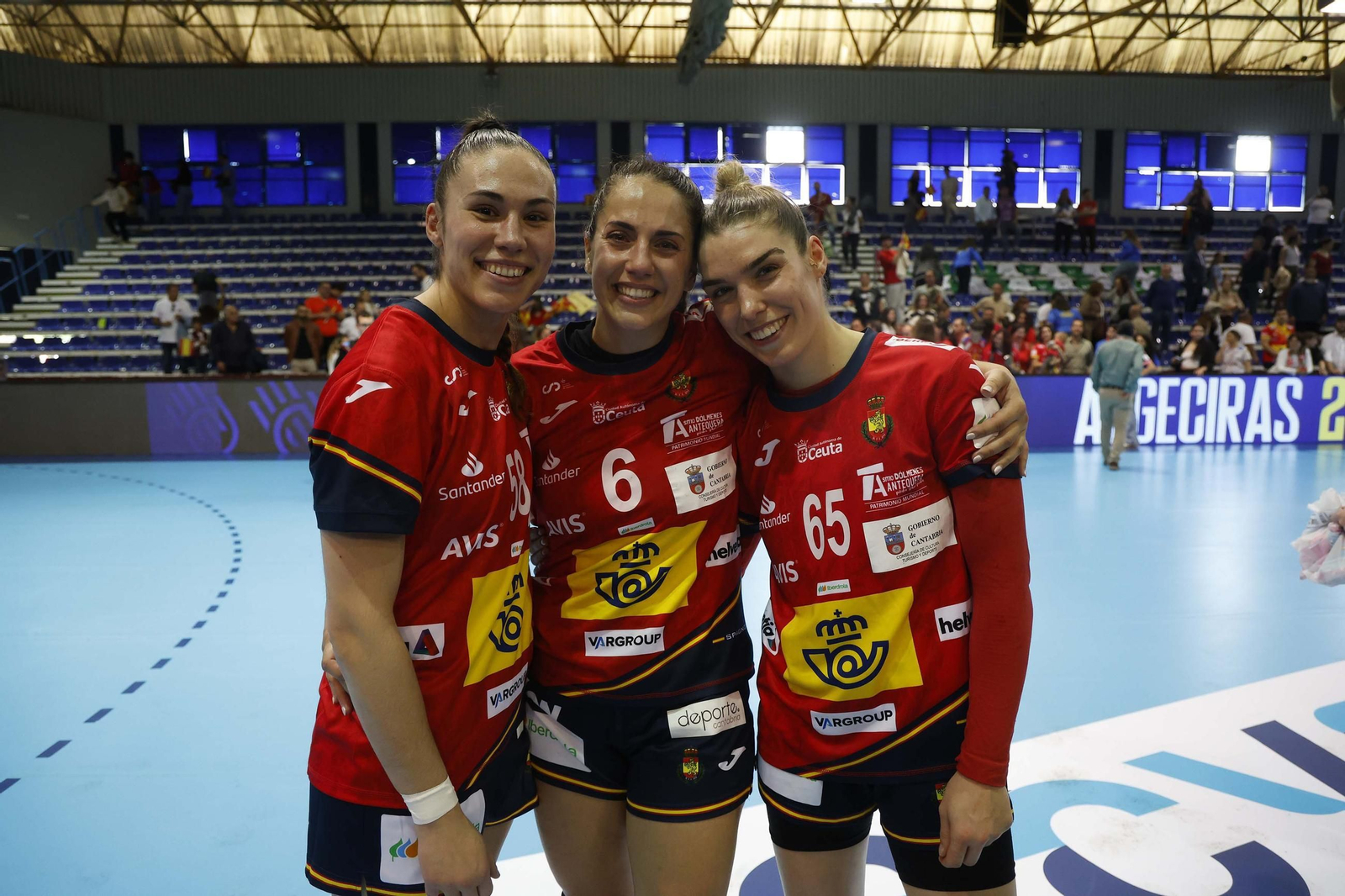 Las fotos del España Croacia de clasificación para el Mundial femenino de balonmano, en Algeciras