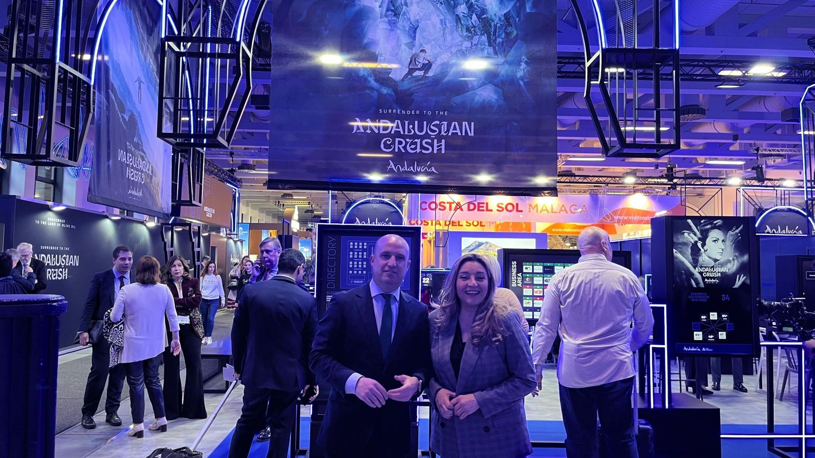 Presidente de Diputación y diputada en la edición del año pasado.