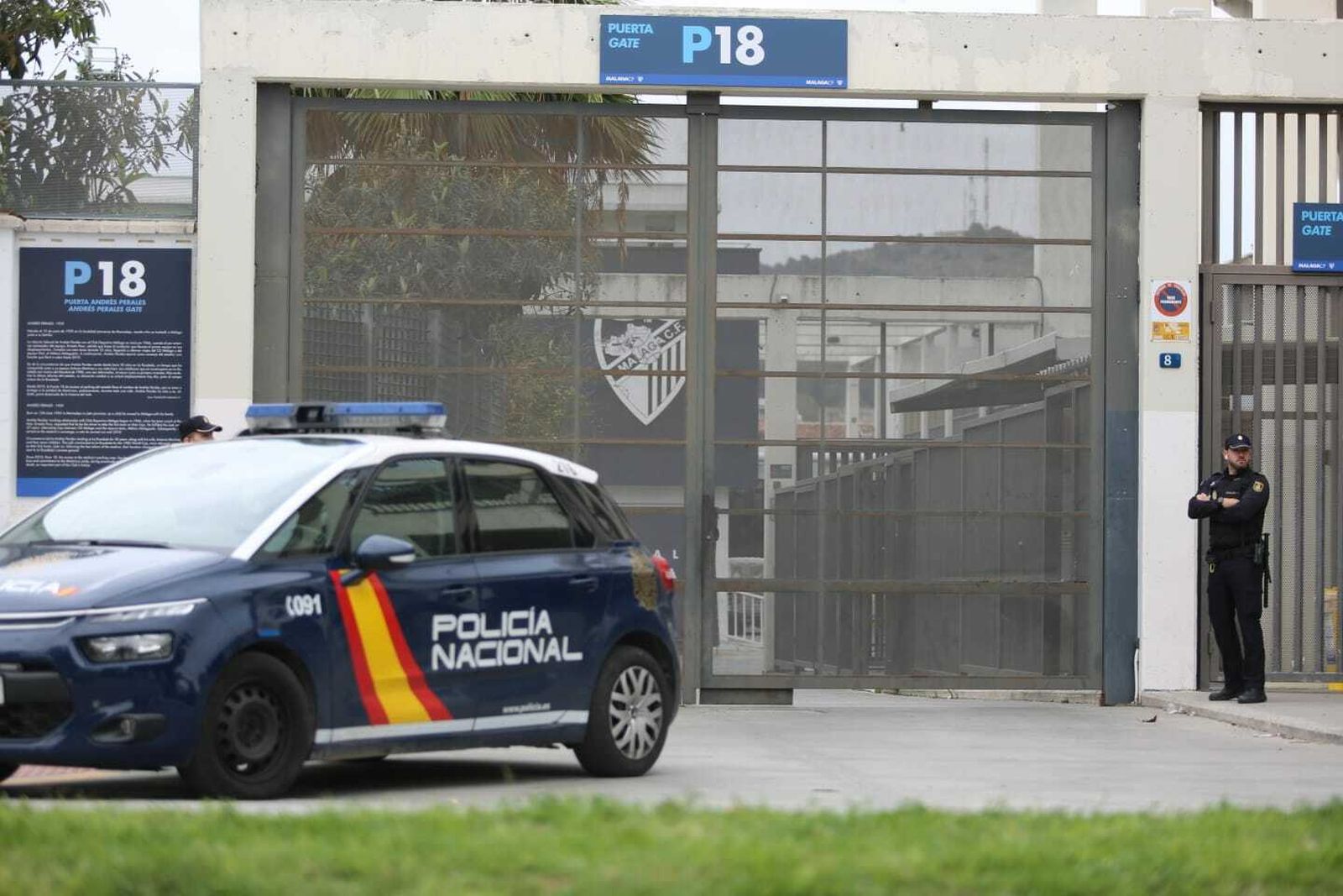 Las fotos de una mañana de locos en La Rosaleda