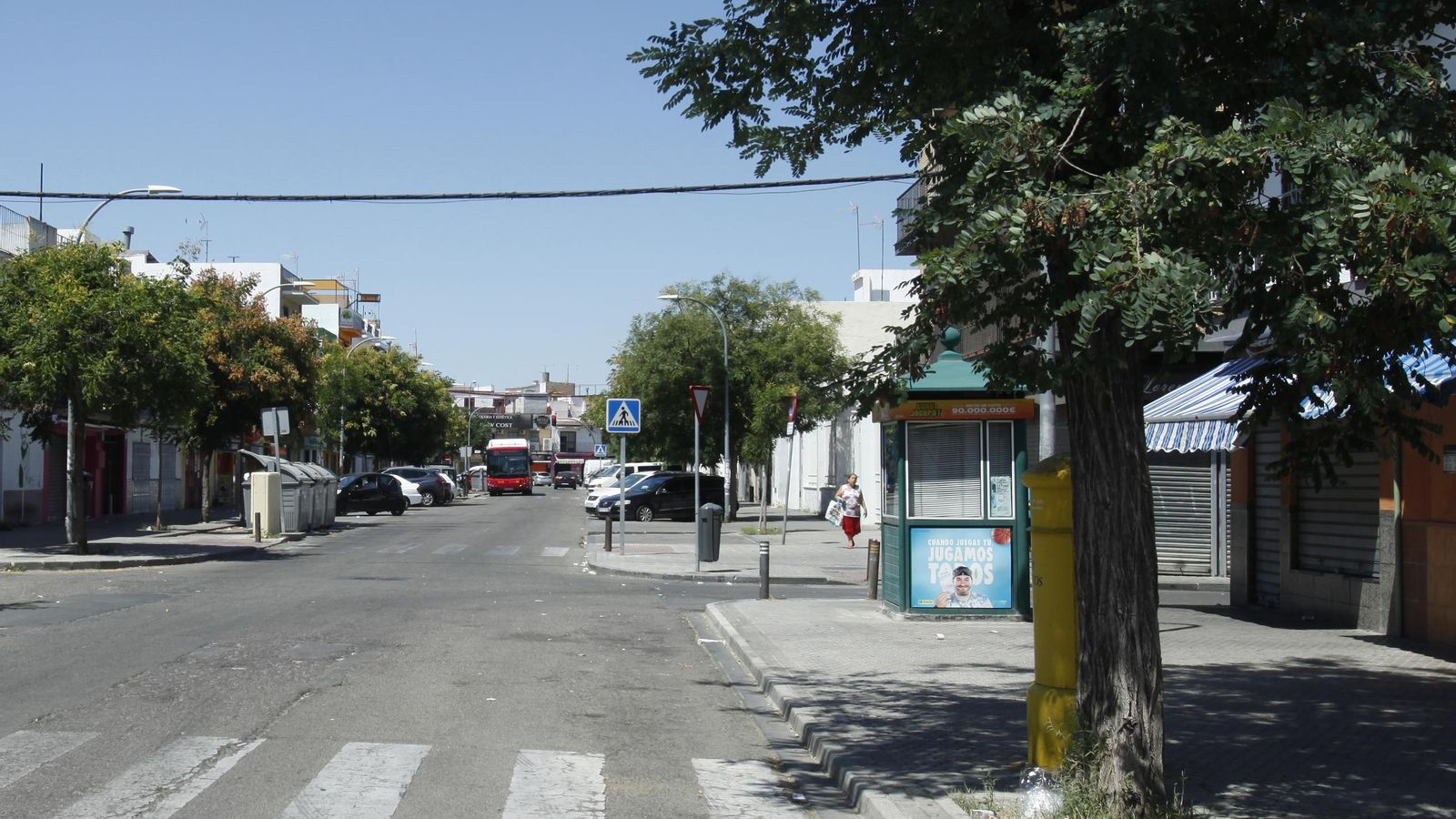 La calle Torregorda, donde se produjo el tiroteo del 1 de junio.