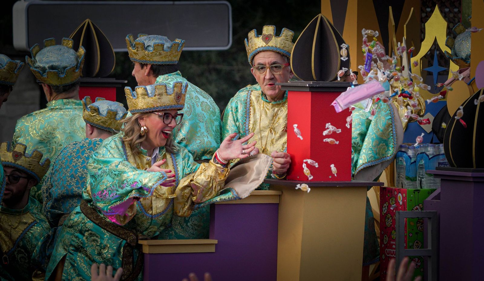 Imágenes de la cabalgata de Reyes Magos en Jerez