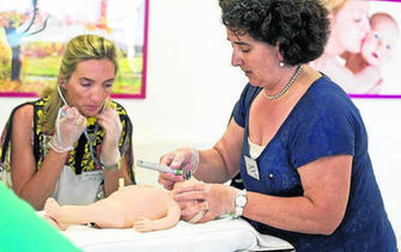 Un momento de las clases prácticas del curso formativo.