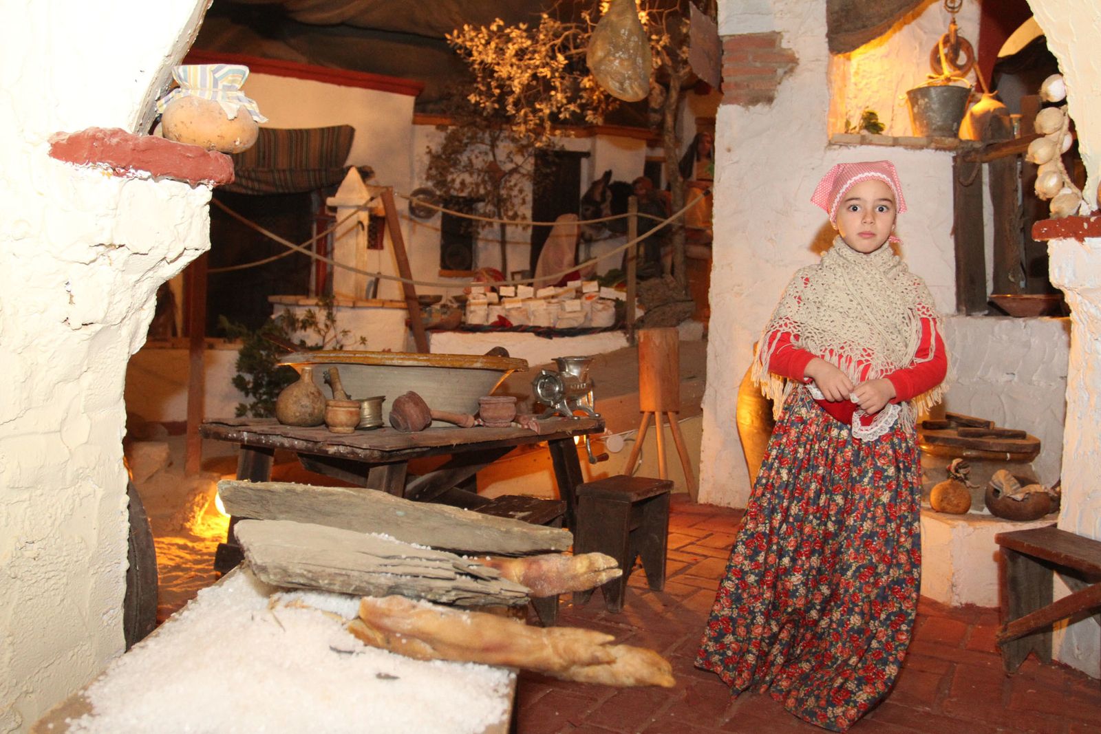 Imágenes de la inauguración del Belén viviente de Beas