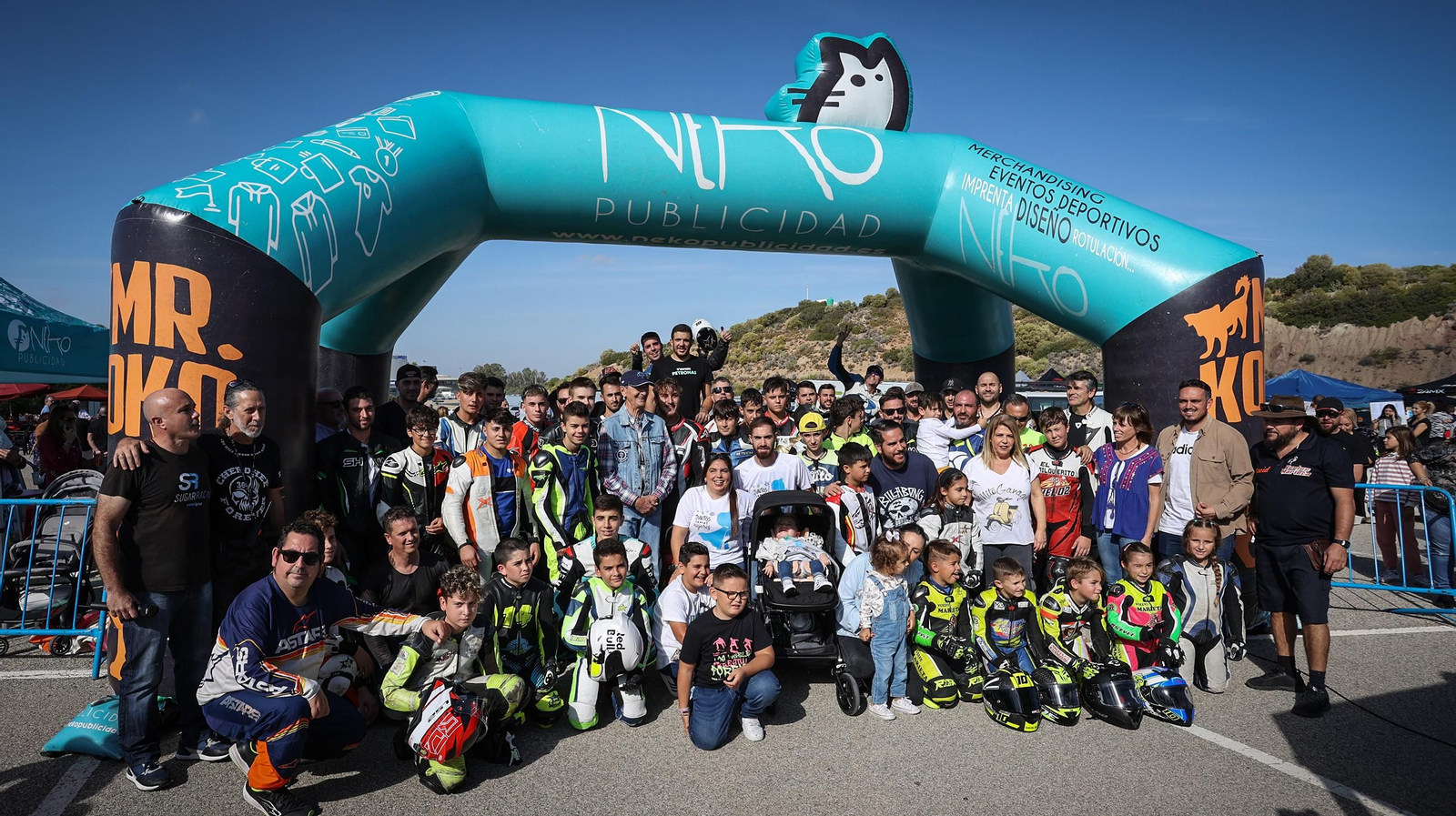 Éxito de la  II Gran Rodada Solidaria a favor de Diego y Valentina en Jerez