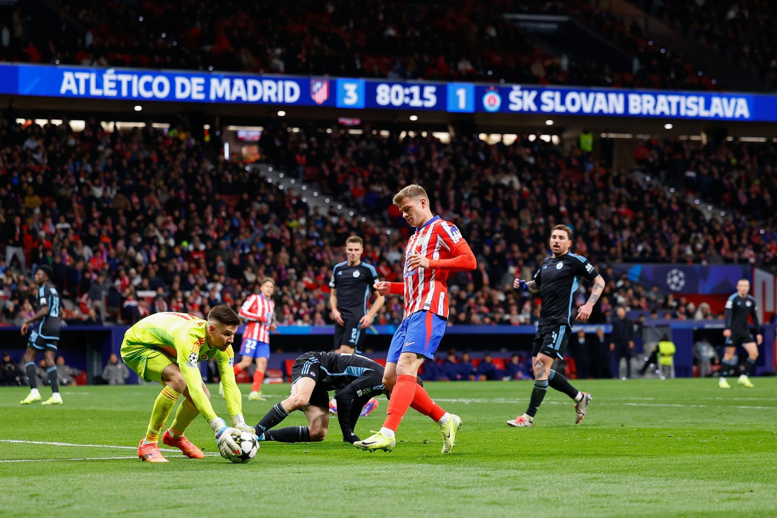 Las fotos del Atlético de Madrid - Slovan de Bratislava