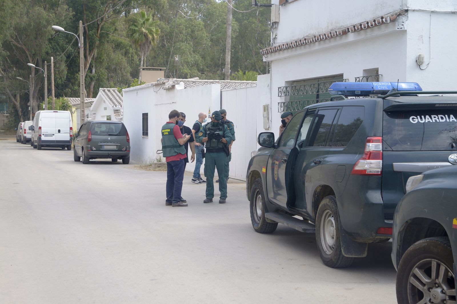 Operaciones de las Guardia Civil contra el narcotráfico en la comarca