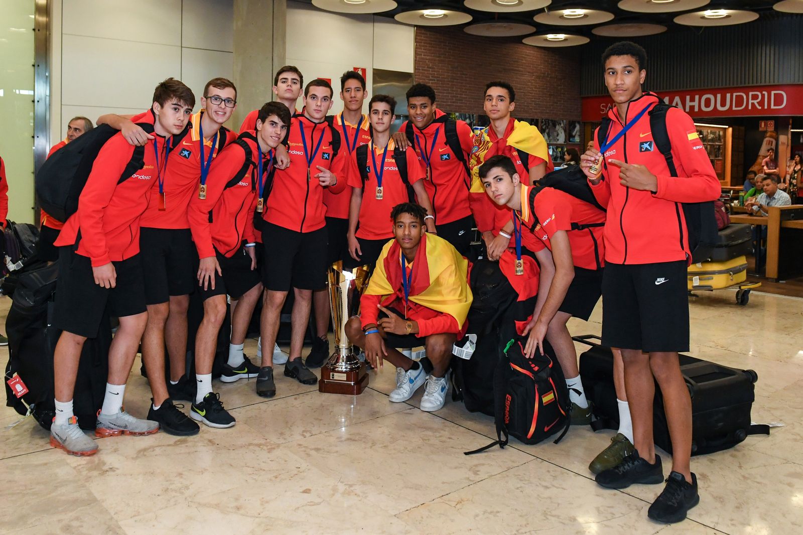 El recibimiento a los cajistas campeones de Europa, en fotos