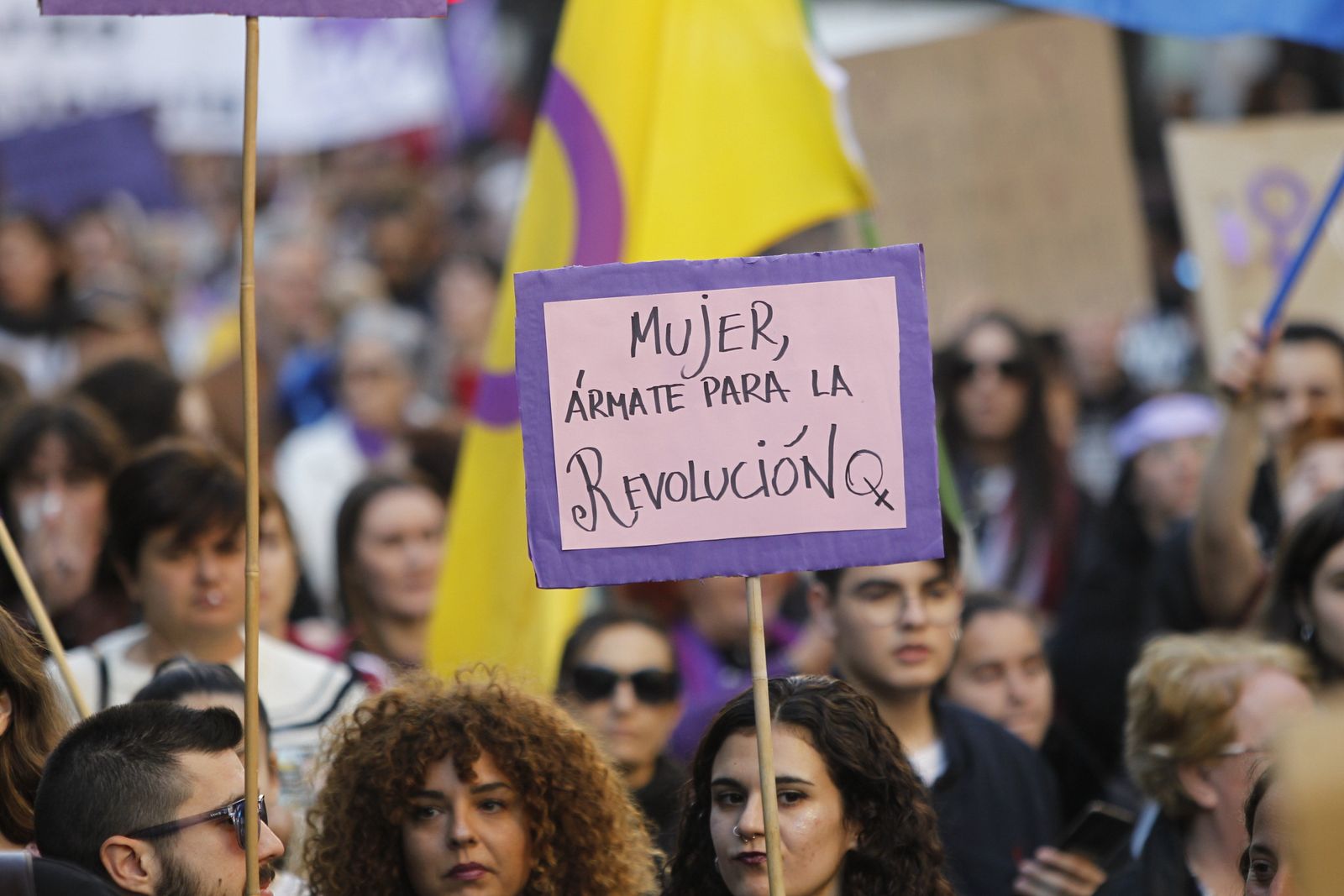 Fotogalería manifestación Día Internacional de la Mujer