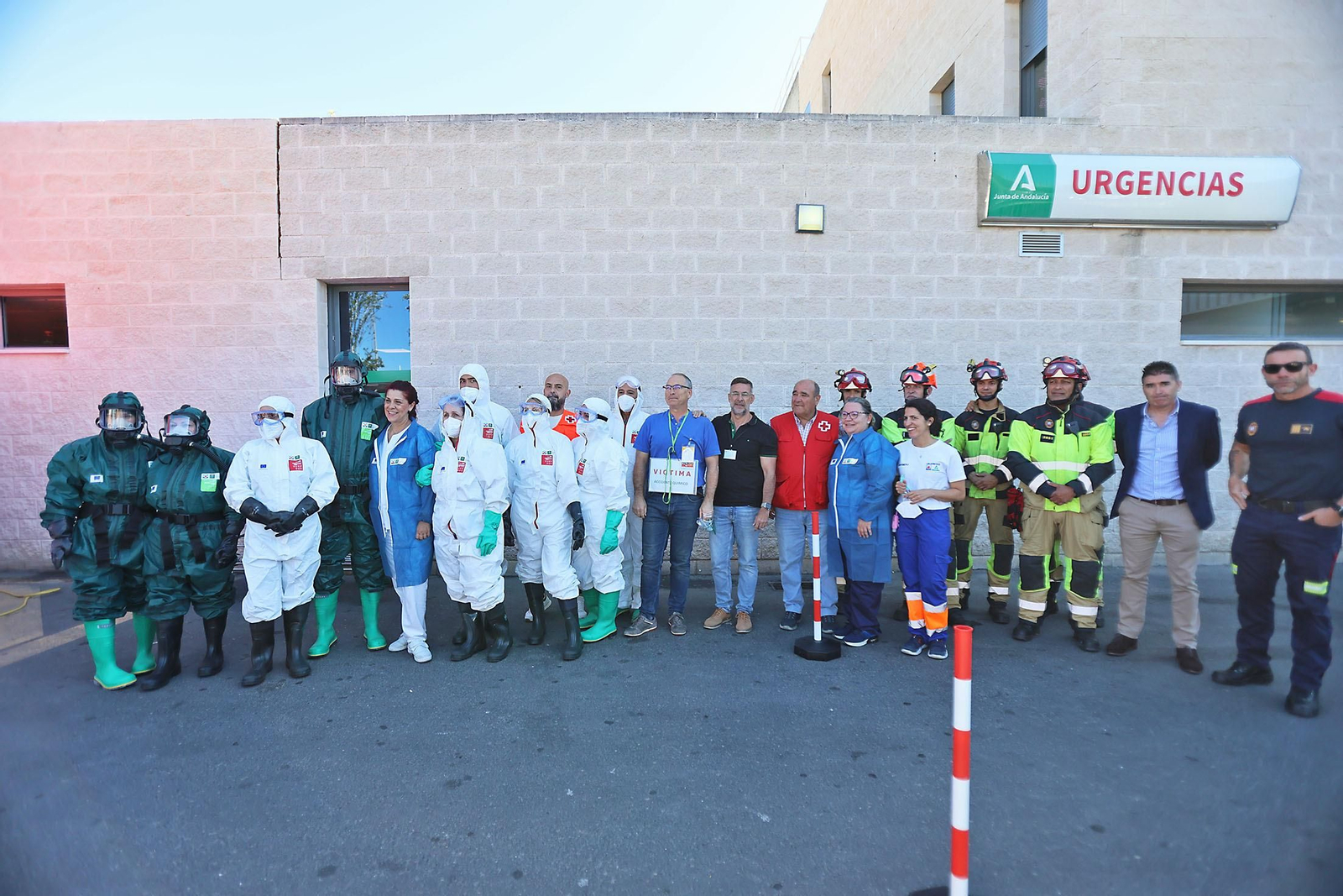 Imágenes del Simulacro de atención a víctimas de una potencial catástrofe tecnológica