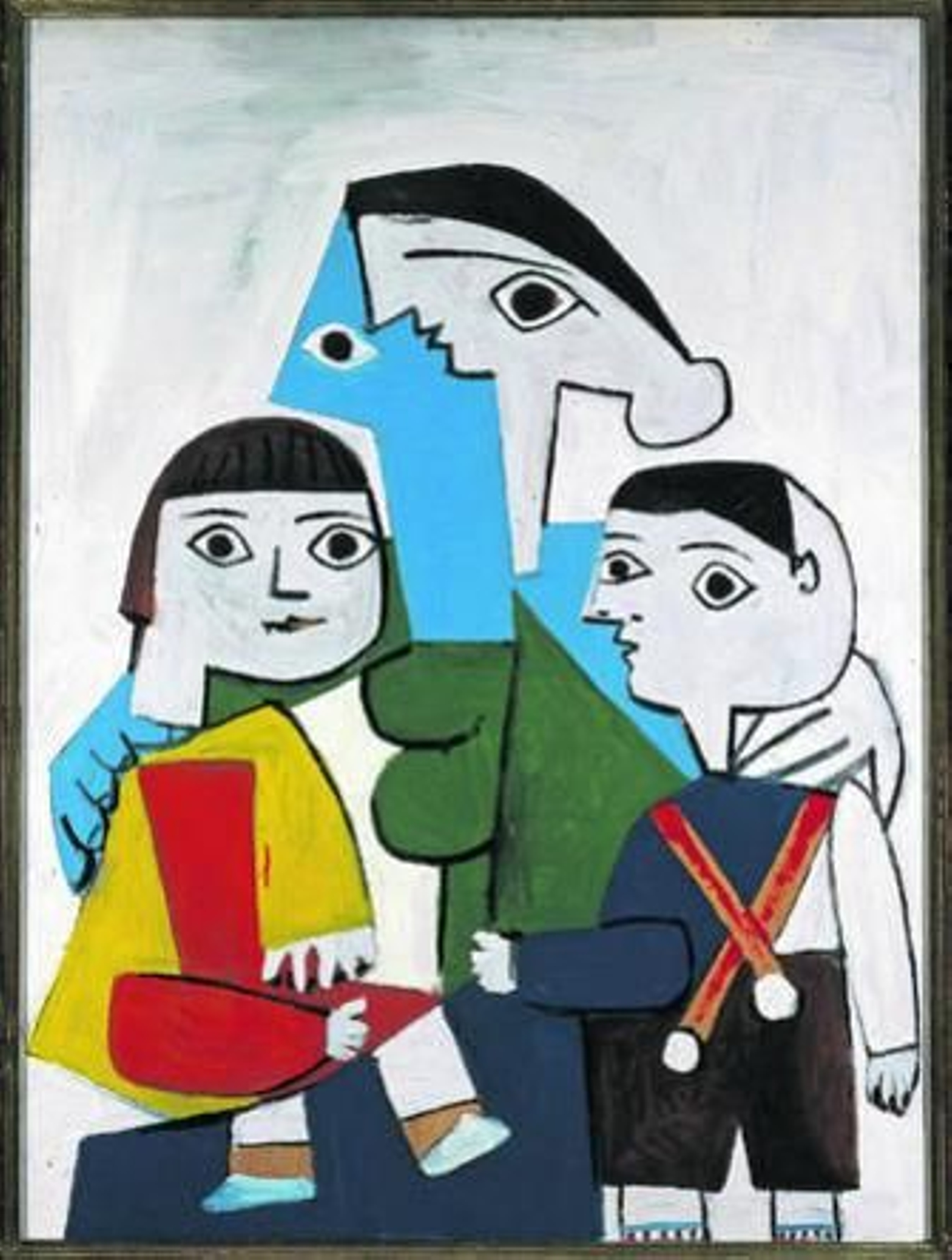 'Maternidad sobre fondo blanco', P. Picasso, 1953.