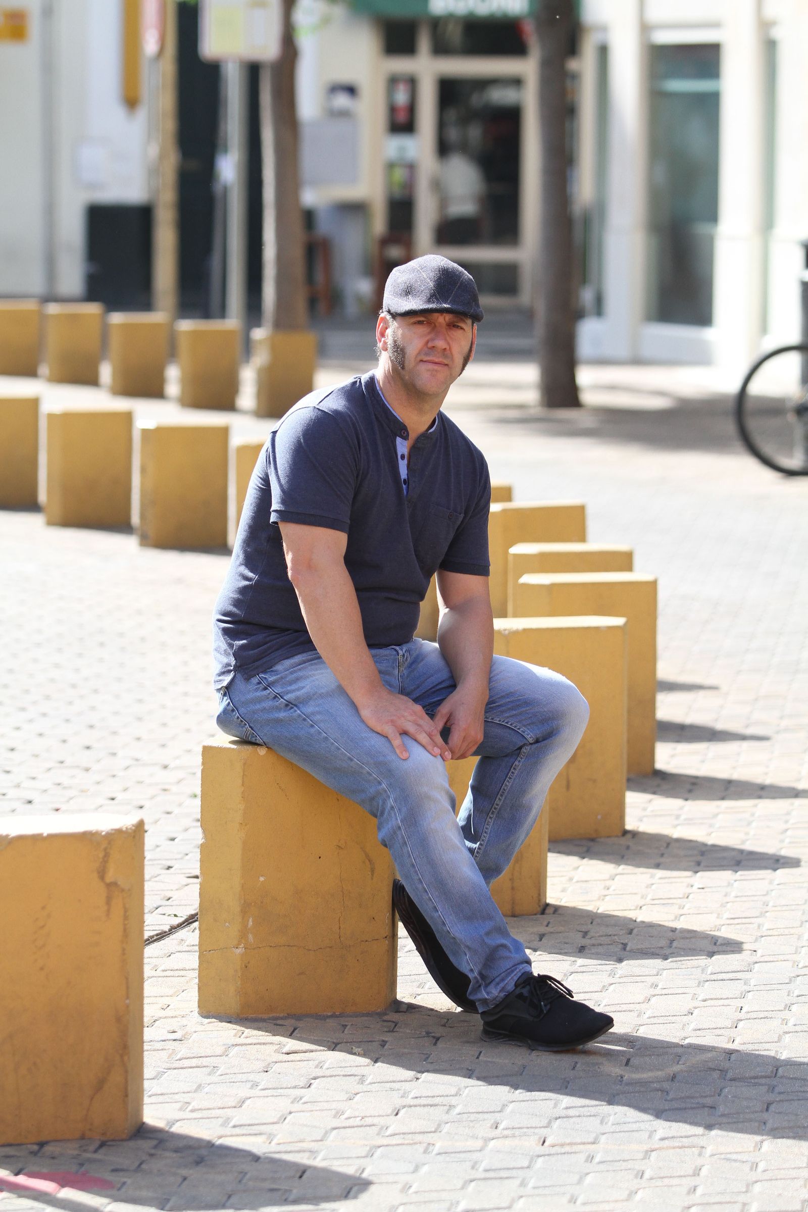 Paco Candela, el jueves en la Alameda de Hércules.