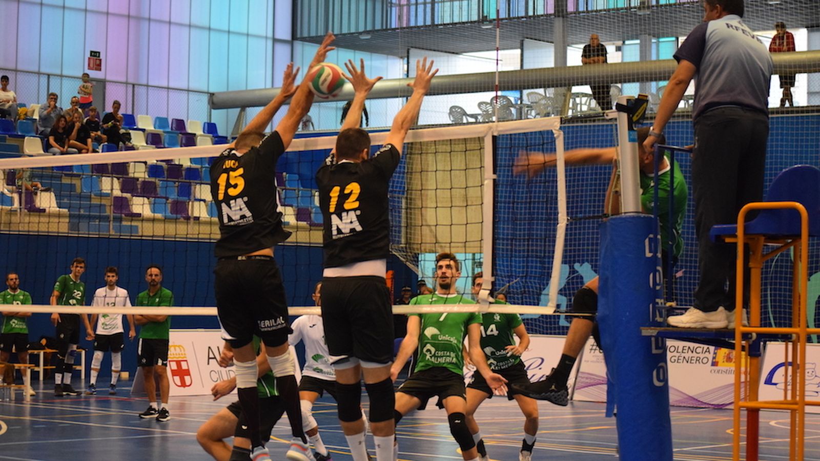 Imagen del partido en Garrucha.