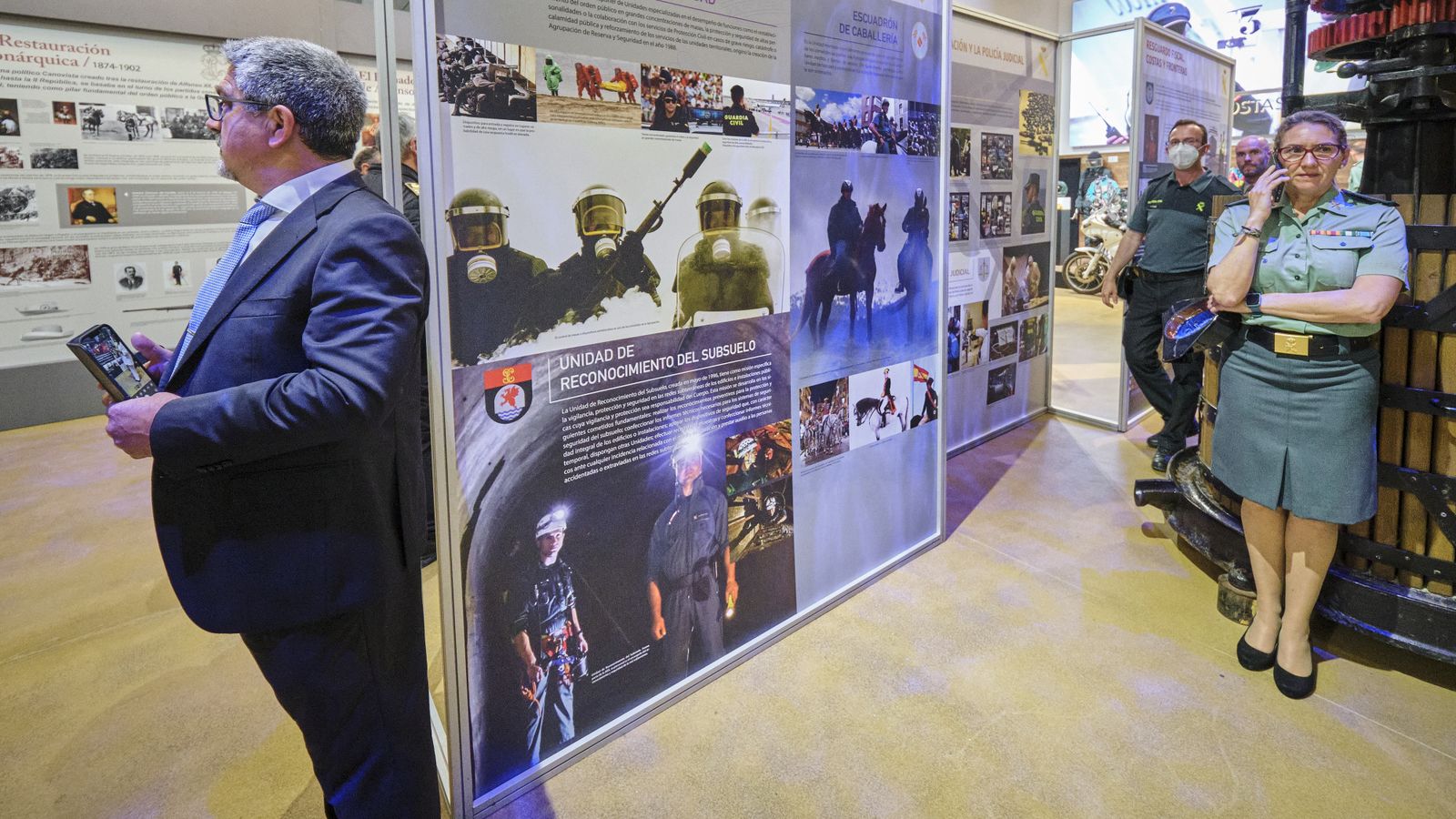 Las imágenes de la la exposición 'La Guardia Civil al servicio del ciudadano'