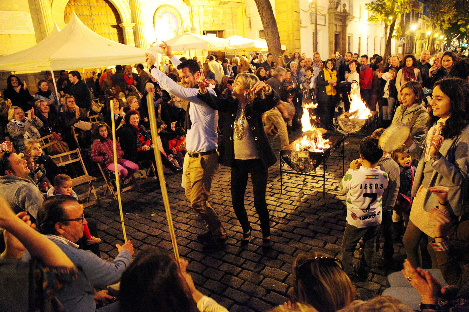 Una de las zambombas del centro de Jerez
