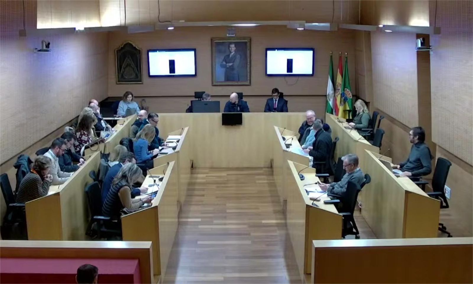 Una imagen del pleno extraordinario de este martes.