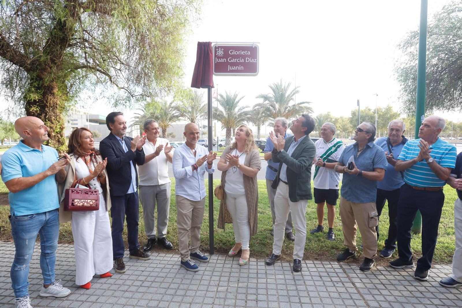 Las mejores imágenes del acto en homenaje a Juanín, leyenda del Córdoba CF