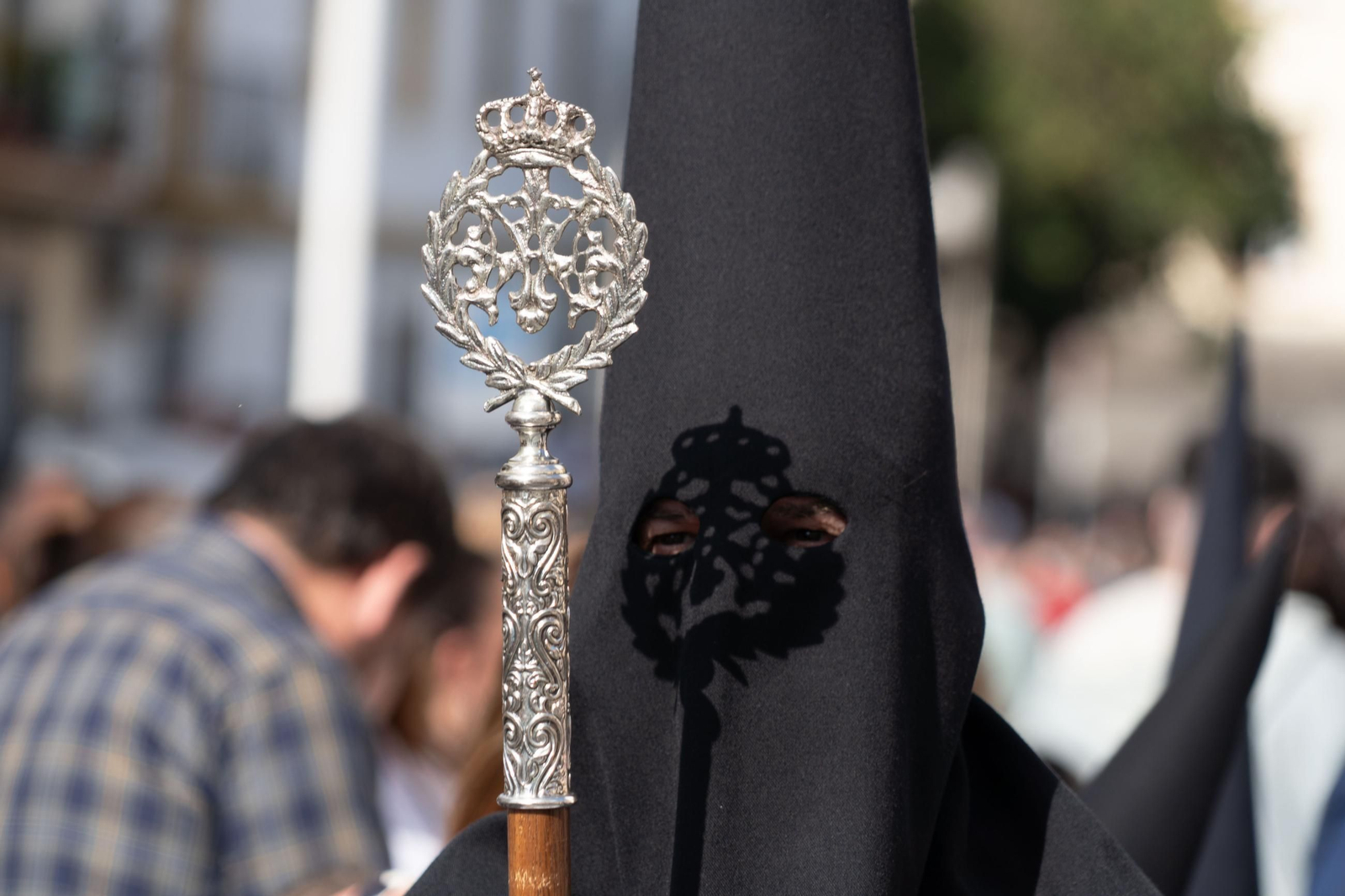 Domingo de Ramos: Imágenes de la procesión de La Sagrada Cena y Maria Santísima del Rosario