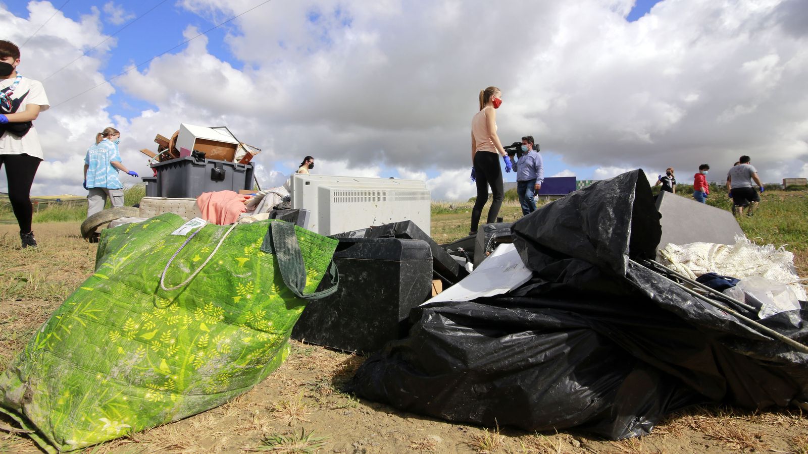 Gran recogida de Zero Waste Jerez con casi 40 voluntarios