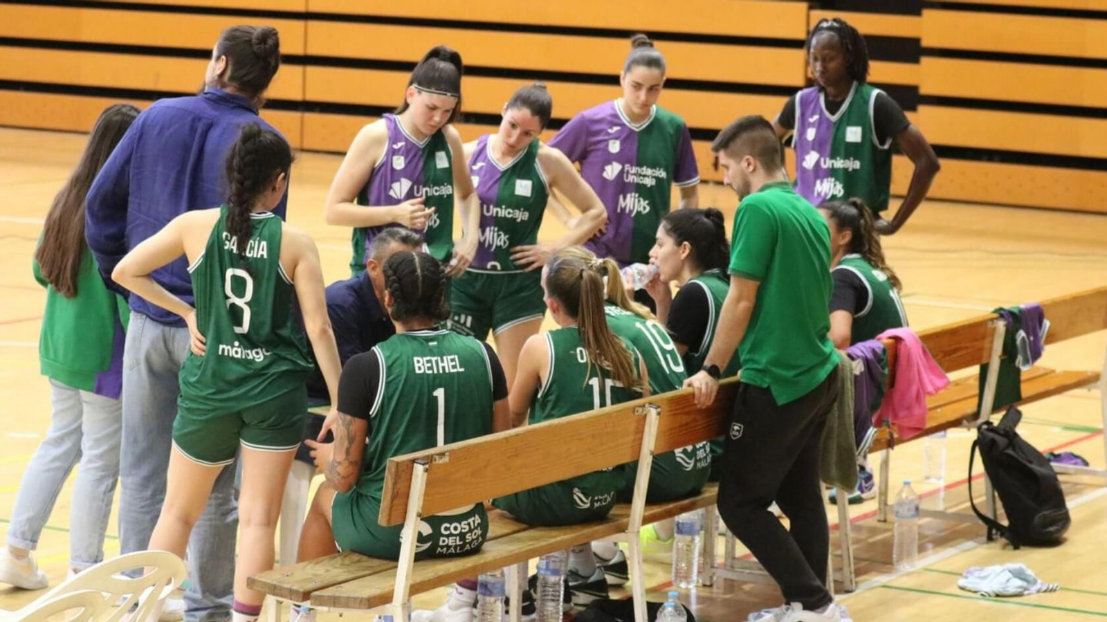 Tiempo muerto del Unicaja.