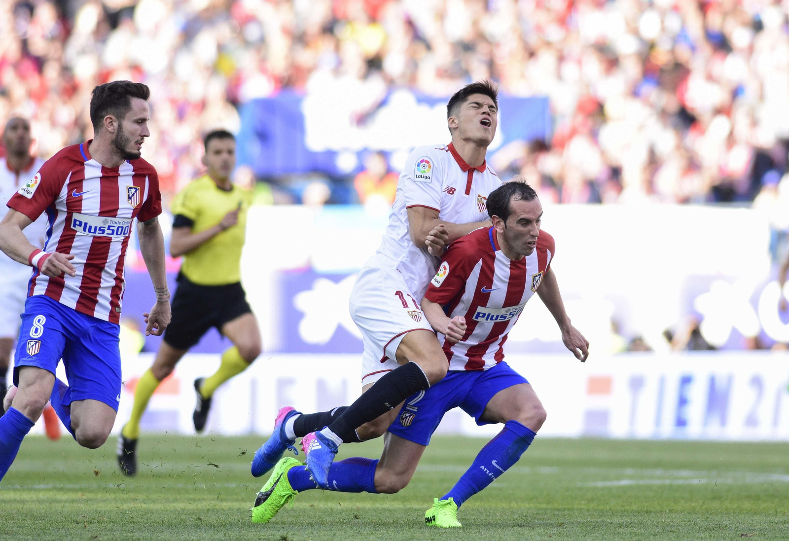 El Atlético de Madrid-Sevilla FC, en imágenes