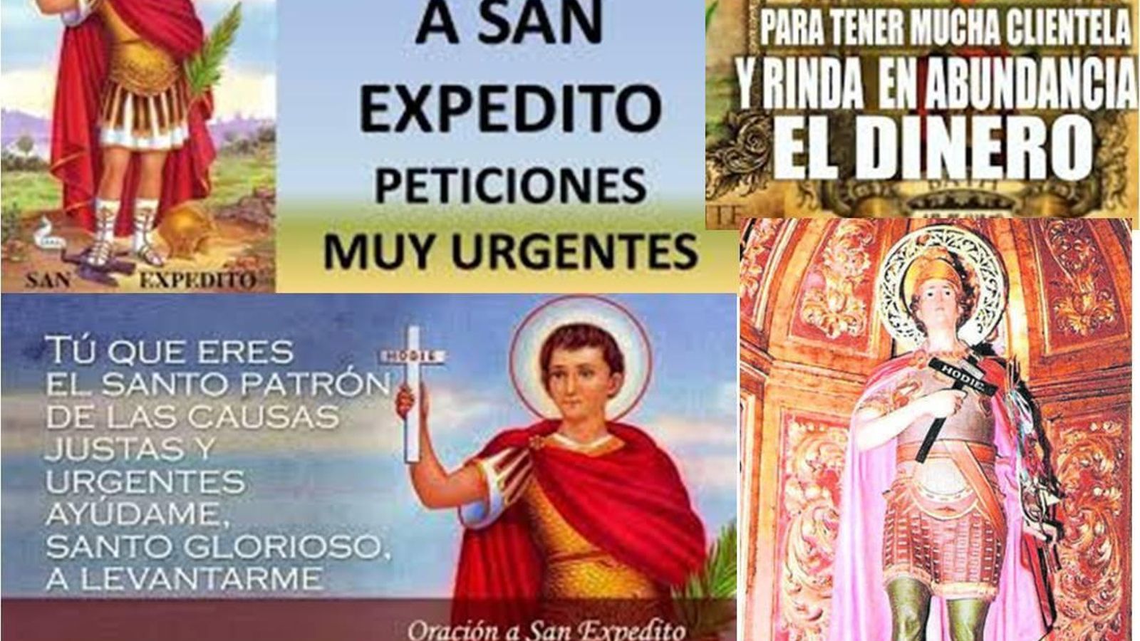 Oraciones al santo de las urgencias.