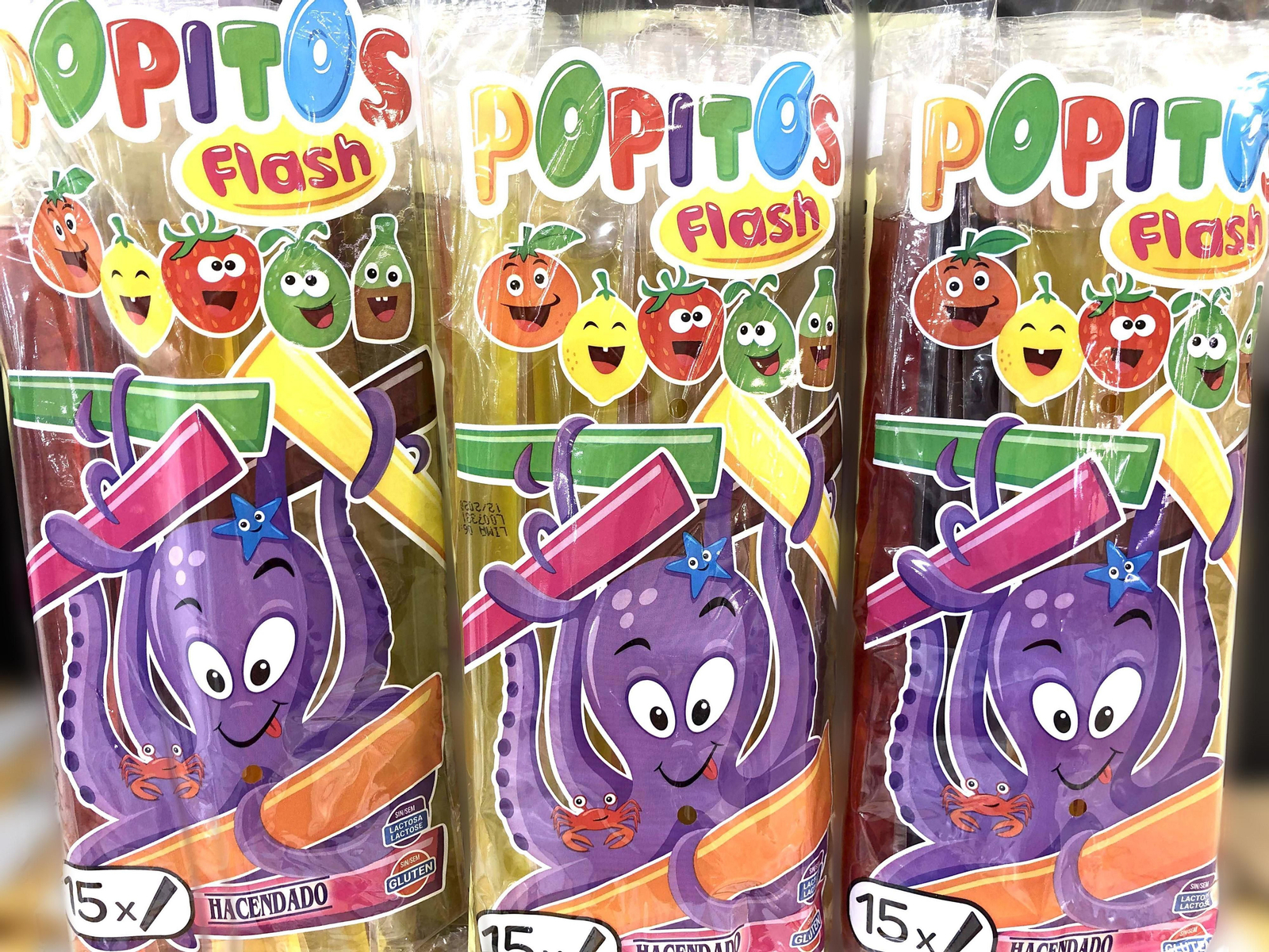 Popitos disponibles en los supermercados de Mercadona.