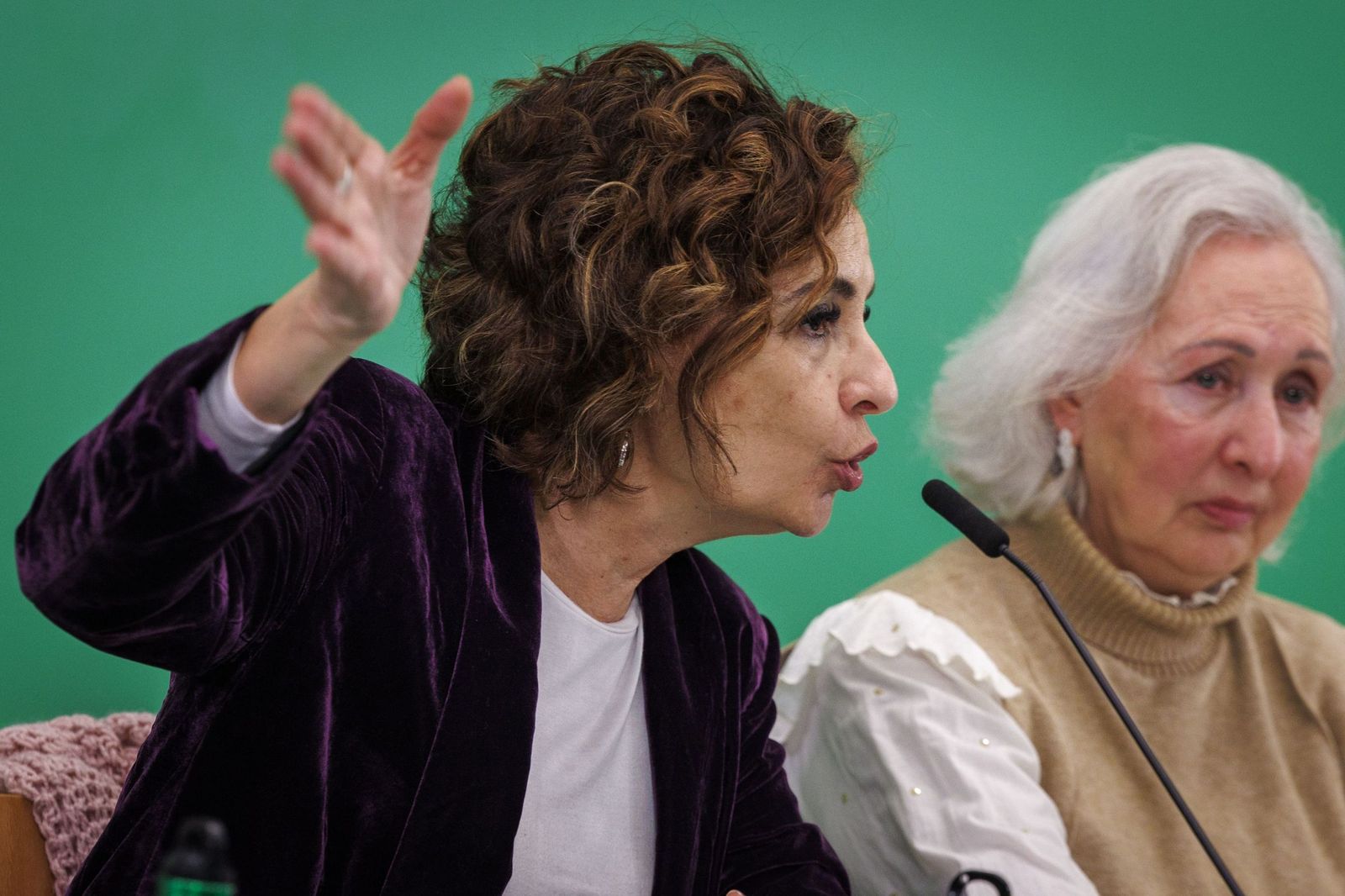 María Jesús Montero, en la pasada reunión de la interparlamentaria del PSOE del 10 de enero.