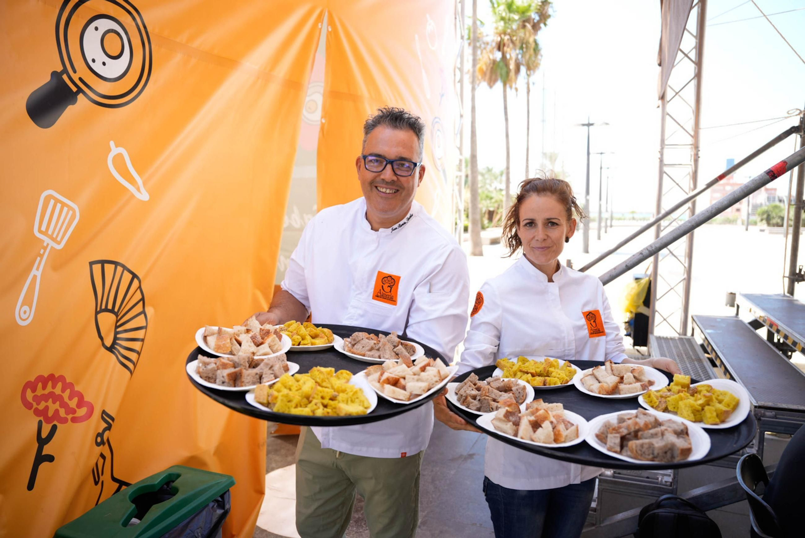 Las mejores imágenes de los showcookings del Obrador Las Pitas y Bosco Benítez
