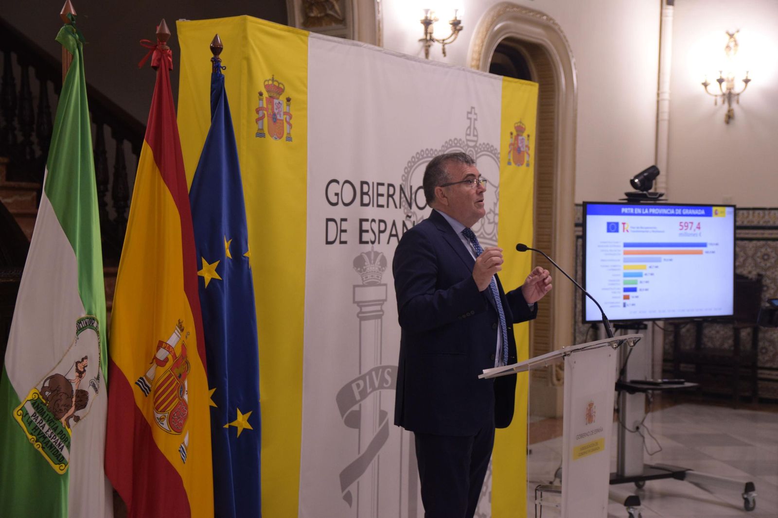 Montilla durante la rueda de prensa