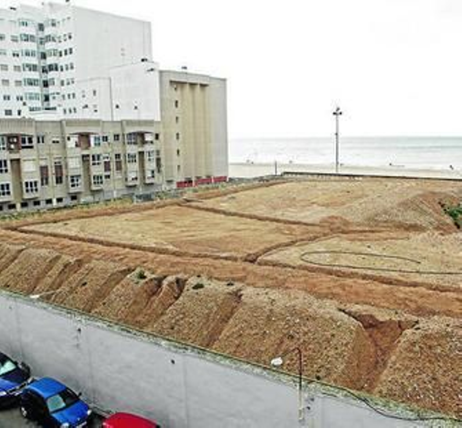 Vista del viejo cementerio de San José, donde irá un parque.