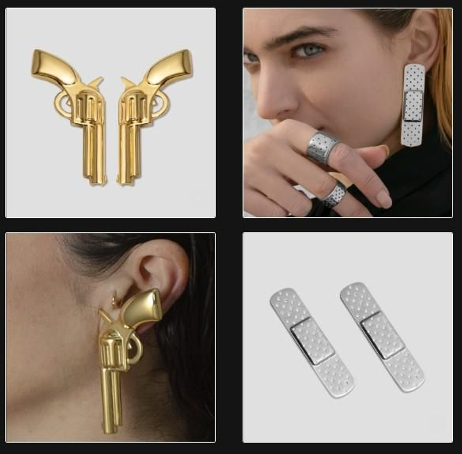 Los pendientes que han lucido Amaia y Leire.