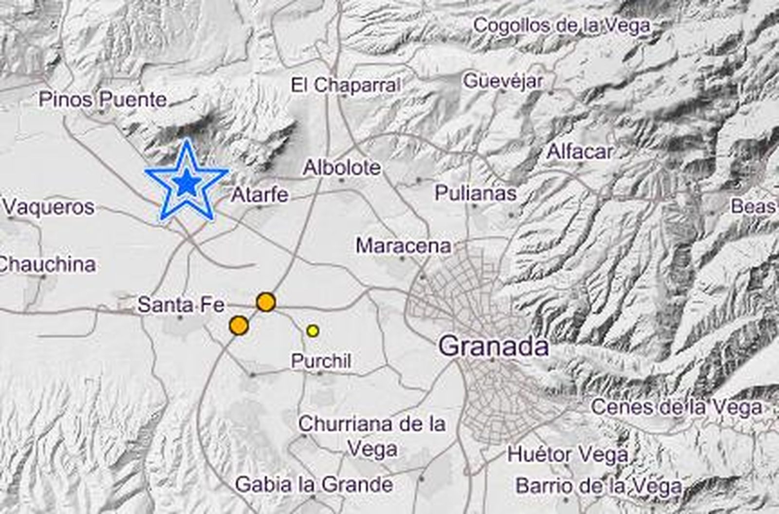 Granada sufre otro terremoto con epicentro en Atarfe
