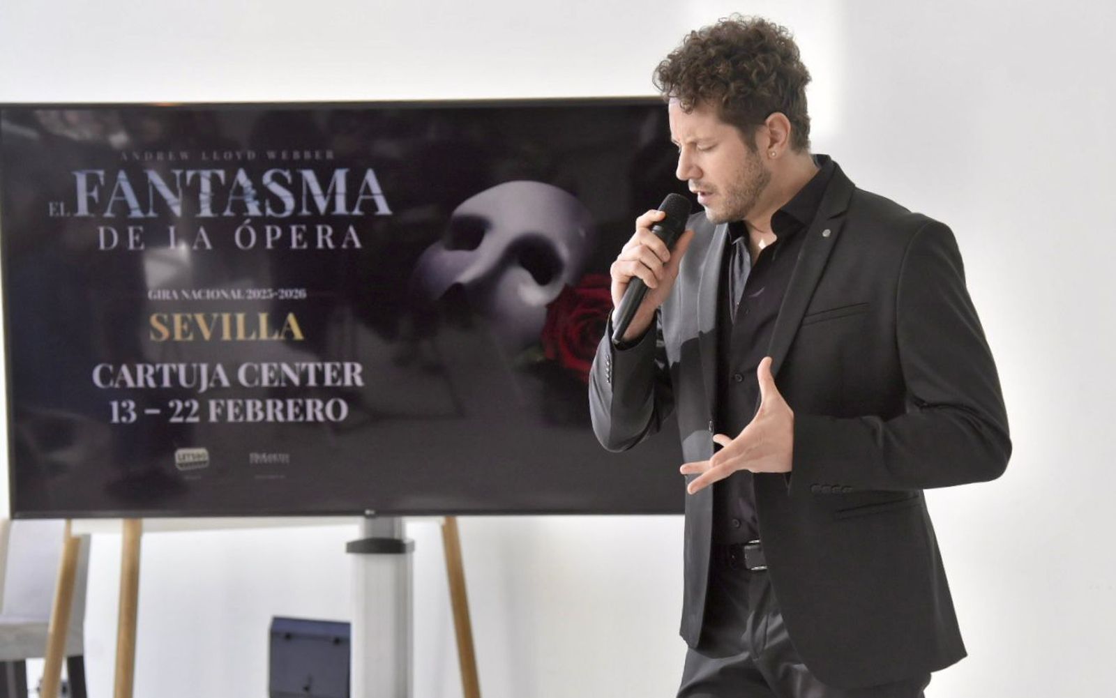 Presentación de 'El fantasma de la ópera' en el Cartuja Center CITE de Sevilla