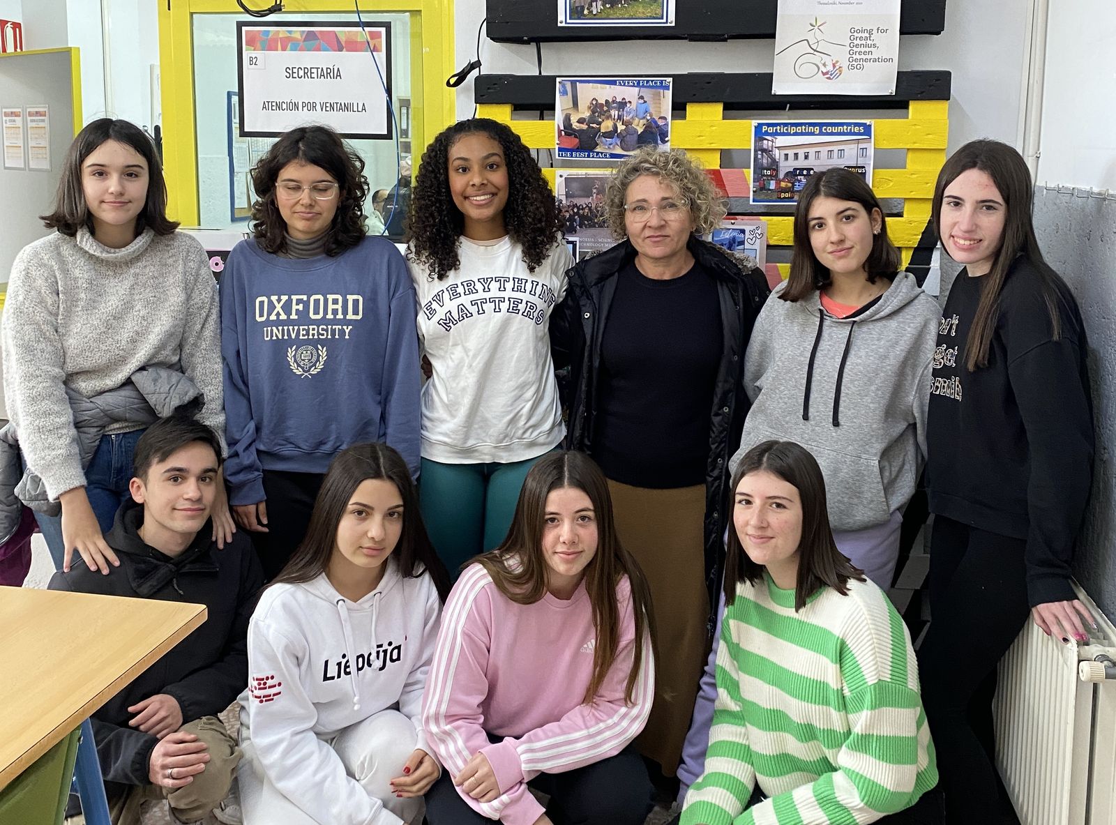 Participantes del Grupo Erasmus de Pulpí.