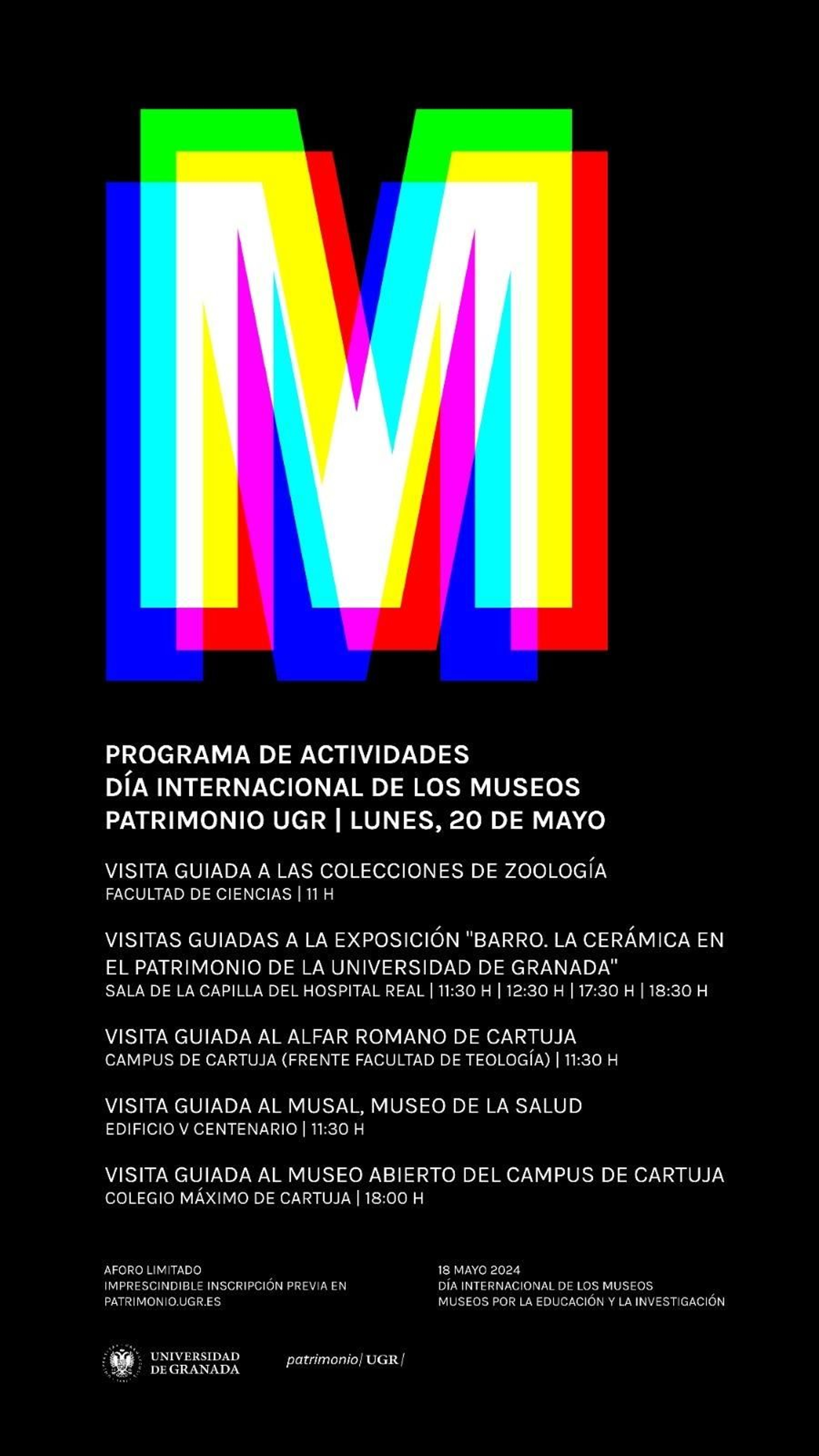 Cartel Día Internacional de los Museos UGR.