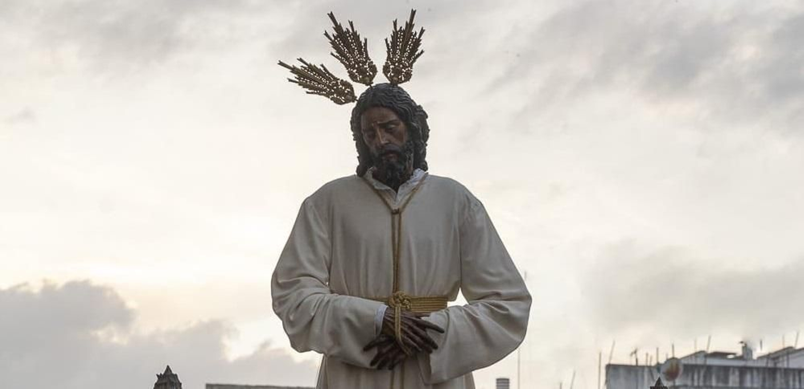 El Señor de la Sangre, en el vía crucis del pasado Viernes de Dolores.