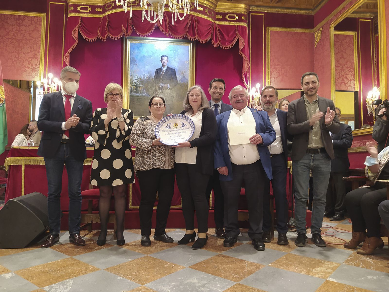 Entrega de los premios a las mejores cruces de Granada celebrada en el Ayuntamiento