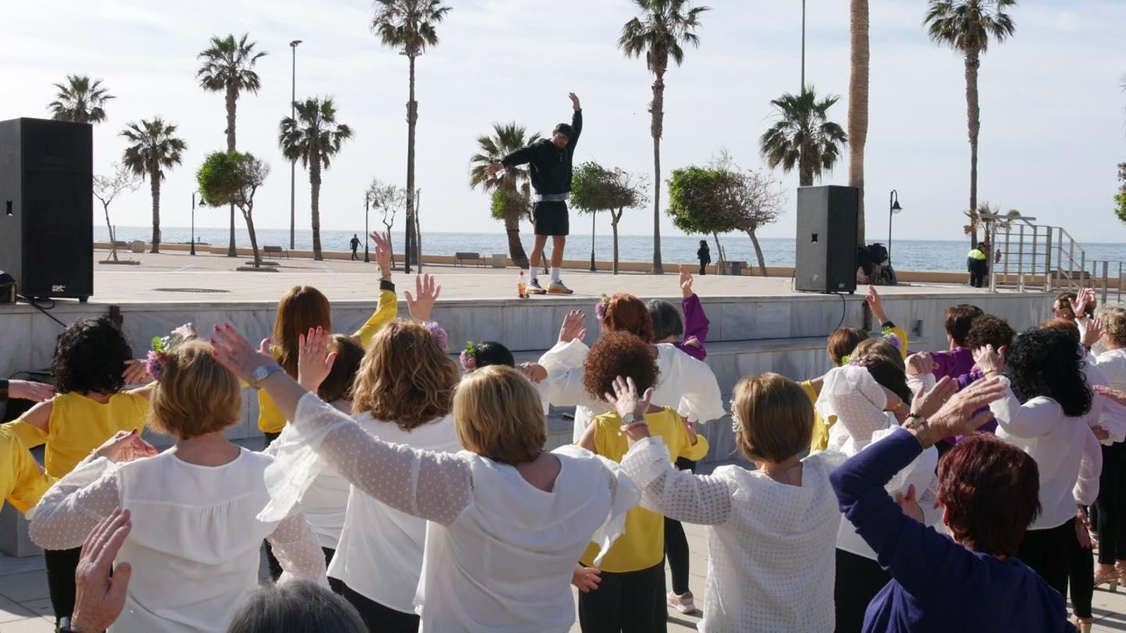 Los participantes de los talleres durante la Semana de la Igualdad el año pasado.