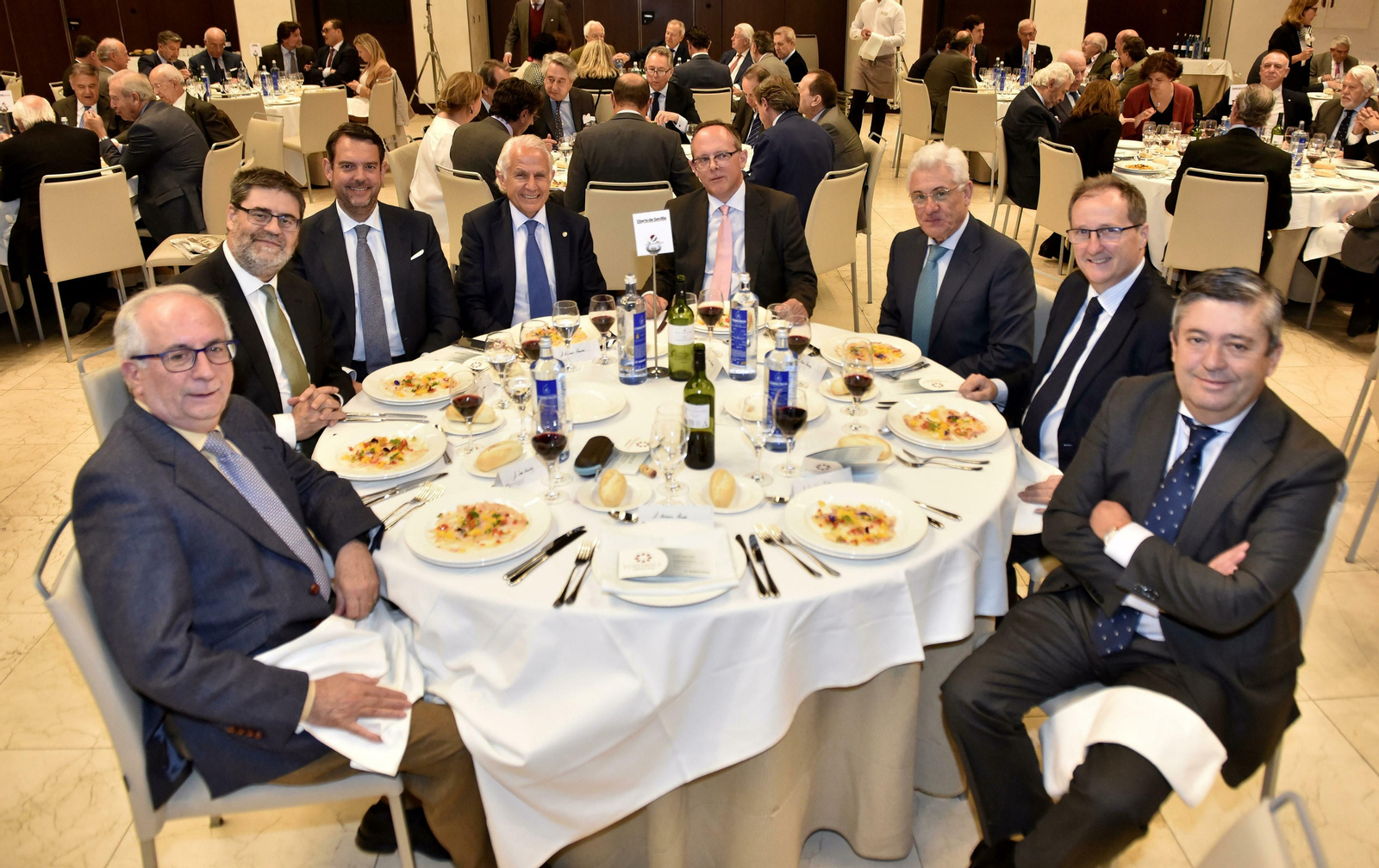 José Aguilar, Antonio López, Antonio Somé, Antonio Pascual, Felipe Granados, Miguel Palacios, Luis Fernández-Palacios y Luis Enrique Flores.